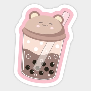 milk tea Sticker